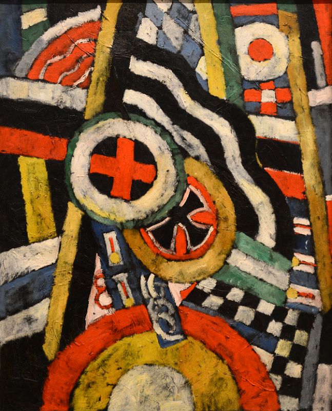 03 Painting, Number 5 - Marsden Hartley 1914-15 Whitney Museum Of American Art New York City